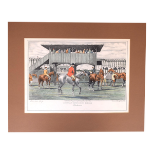 1930s Edward King Lithograph "American Horse Show Scenes, Rochester"