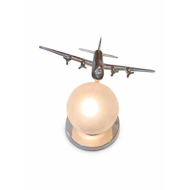 Vintage Eichholtz Airplane Lamp, 1990s For Sale - Image 4 of 11