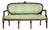 Vintage Boho Carved Canape Sofa For Sale