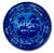 Stunning & Rare Antique Original Set of 9 Dark Flow Blue English Staffordshire 10 Inch Dinner Plates Circa 1830s For Sale - Image 10 of 17