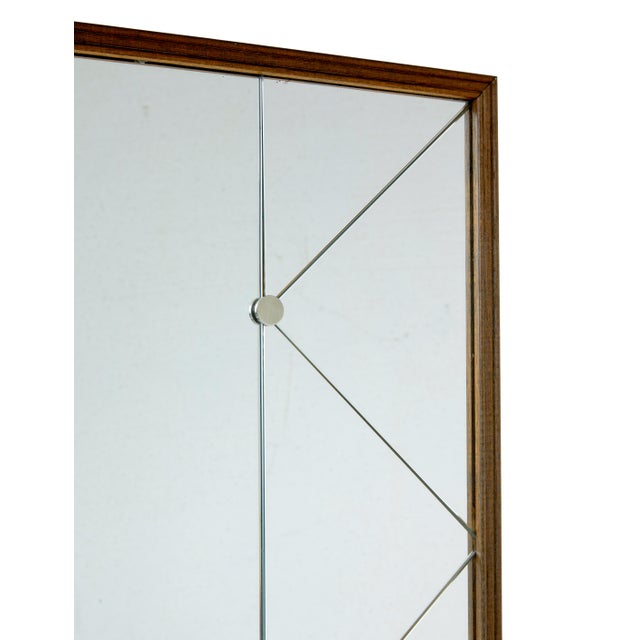 Mid-Century Swedish Harlequin Wall Mirror, 1960 For Sale - Image 4 of 6