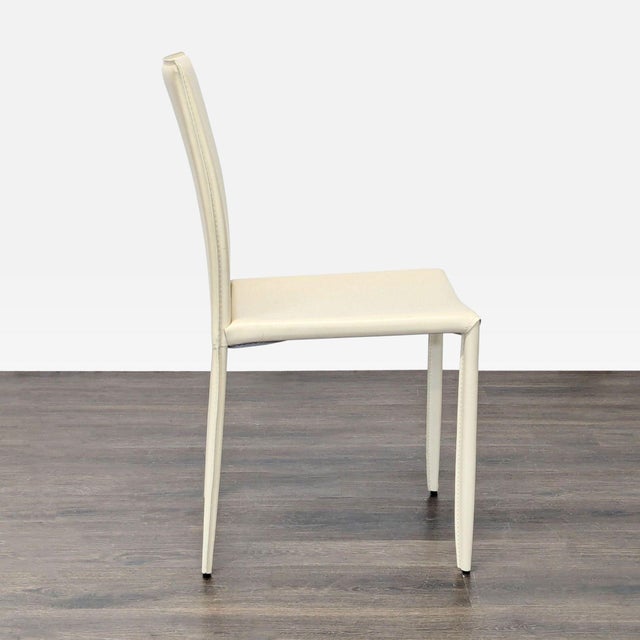 Modern Safavieh Karna Faux Leather Dining Chair For Sale - Image 3 of 7
