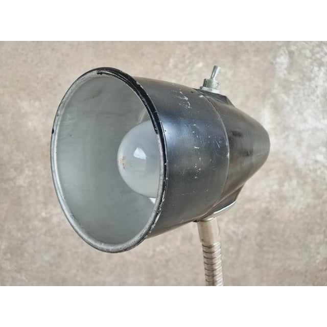 Vintage Factory Table Lamp For Sale - Image 4 of 12