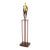 Doris Porter Caesar Attributed Gilt and Patinated Bronze Sculpture For Sale