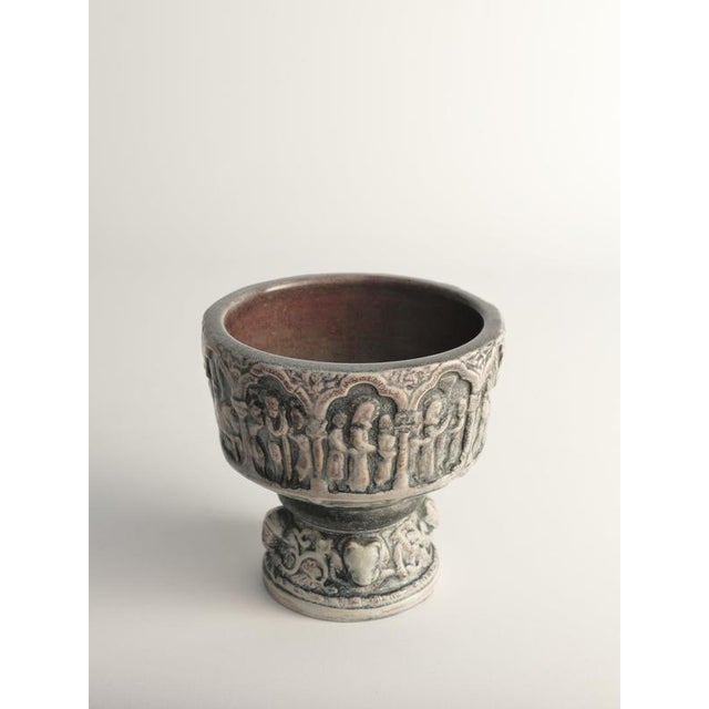 Mid-Century Relief Ceramic Bowls from Michael Andersen & Son, 1960s, Set of 2 For Sale - Image 12 of 15