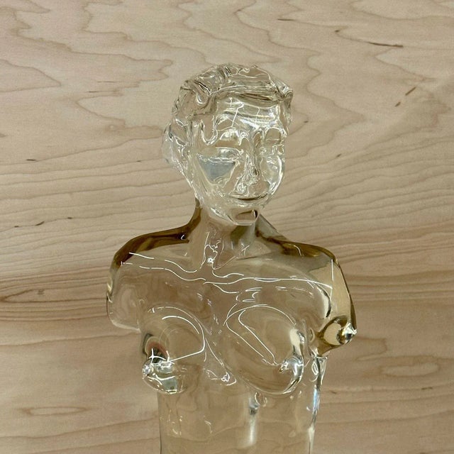 'Venus De Milo' Nude Murano Glass Sculpture / Statue, Italian Mid-Century Modern For Sale - Image 12 of 13
