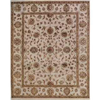 Handwoven Traditional Tabriz Style Area Rug 8'1" X 10'2" For Sale