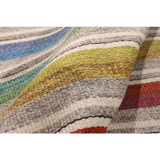 Vintage Swedish Rollakan Rug, 05'02 X 08'01 For Sale In Dallas - Image 6 of 10