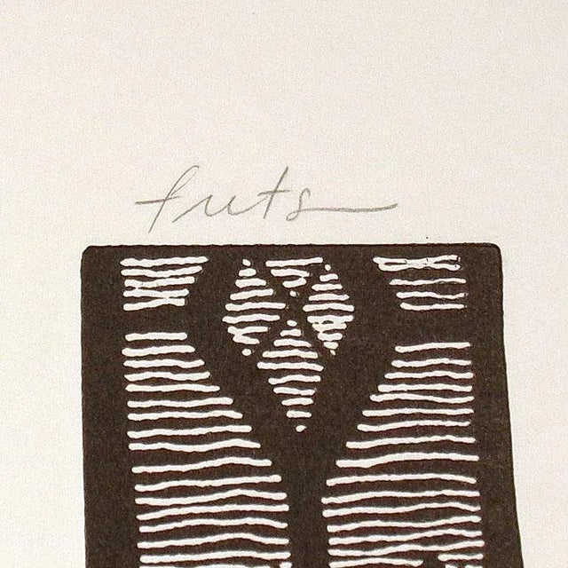 Jules Roch Aka John Martineau "Frets" Signed Fine Art Intaglio For Sale - Image 4 of 5