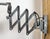 Grey Industrial Gooseneck Scissor Wall Lamp from Elektroinstala, 1960s For Sale - Image 6 of 18