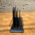 Vintage Dark Green Leather Letter Rack Mail Sorter For Sale In San Diego - Image 6 of 10