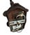 Circa 1920’s Hammered Iron and Brass Glass Jar Outdoor Wall Sconce For Sale In Los Angeles - Image 6 of 6