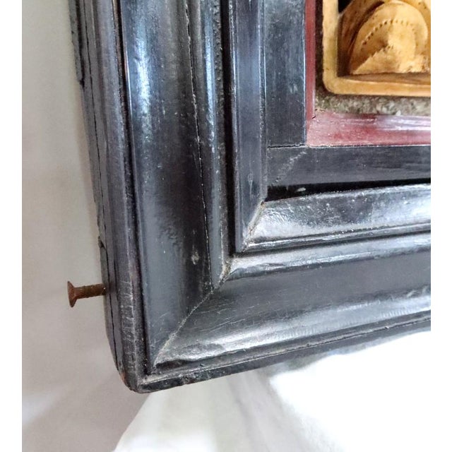 Large Asian Lacquered Wood Panel For Sale - Image 16 of 18