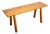 Restored 1950s American Studio Craft / Mid-Century Maple Bench For Sale