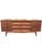 Mid Century Modern Vintage Low Long Dresser or Credenza in Albert Parvin Style Sculpted Design For Sale In New York - Image 6 of 11