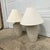Cream Plaster Banana Leaf Lamps - a Pair For Sale In Dallas - Image 6 of 13