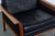 Mid-Century Modern Knud Saeter for Vatne Leather Accent Chair in Aged Leather and Teak, Norway For Sale - Image 3 of 5