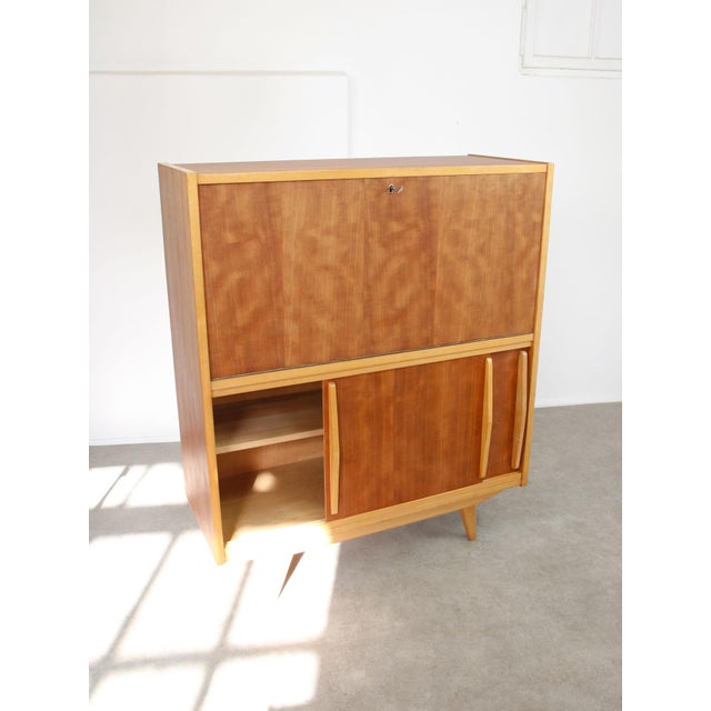 Mid-Century Modern Scandinavian Bar Cabinet, 1950s For Sale - Image 12 of 18
