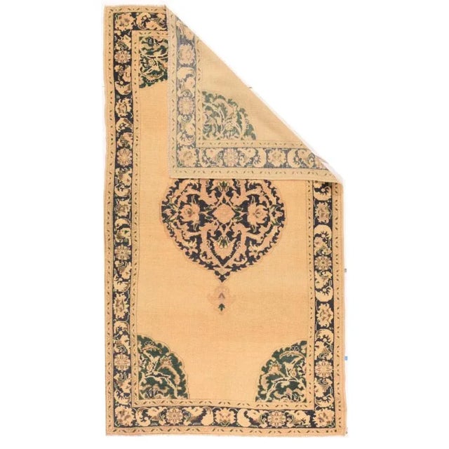 Fine Semi-Antique Turkish Rug, Size 4'4" x 7'9", Circa 1940's