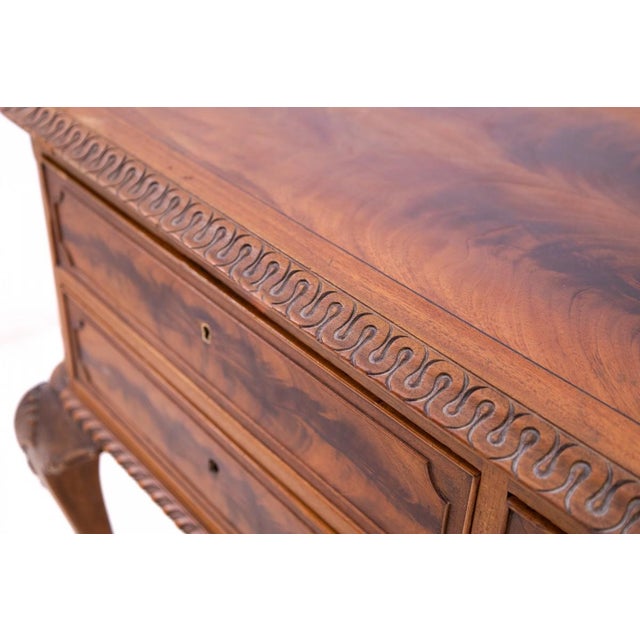 Antique Chippendale Desk, France, 1890 For Sale - Image 9 of 12