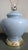 Vintage Powder Blue Ginger Jar Table Lamps, Pair of 2 With Brass-Tone Bases For Sale In Tampa - Image 6 of 10