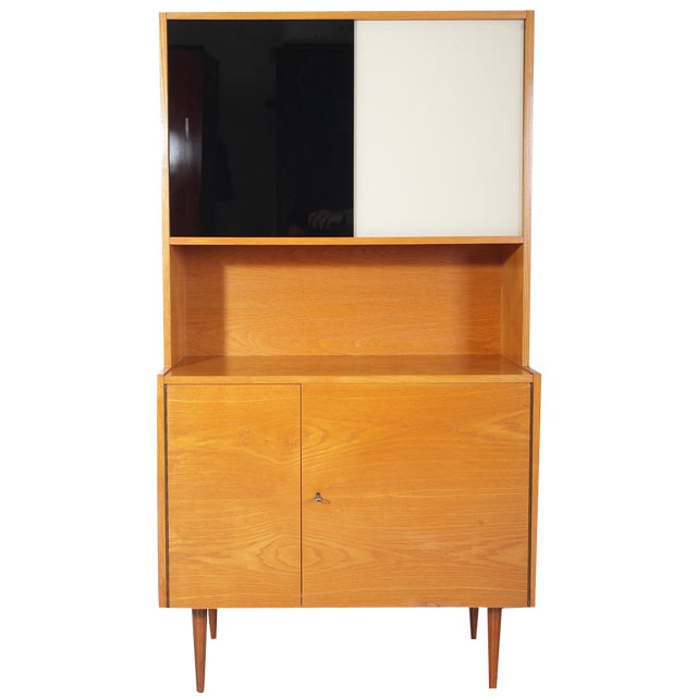 Mid-Century Ash Wood Cabinet from Up Zavody, 1965 For Sale