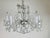 Six Arm Chechoslovakian Heavy Lead Crystal Chandelier, Unmarked For Sale - Image 11 of 11