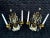 Early 19th Century C1820 Antique Russian Neoclassical Ormolu W/ Royal Blue Glass Girandoles/ Candelabra For Sale - Image 5 of 13