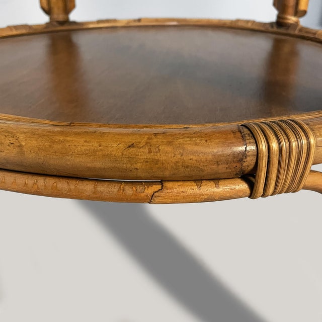 Italian Modern Bamboo Coffee Table, 1970s For Sale - Image 13 of 15
