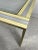 Metal Large Coffee Table in Brass and Chromed Metal, 1970s For Sale - Image 7 of 10