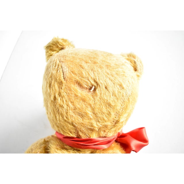 Brown Antique Mohair Jointed Teddy Bear For Sale - Image 8 of 11