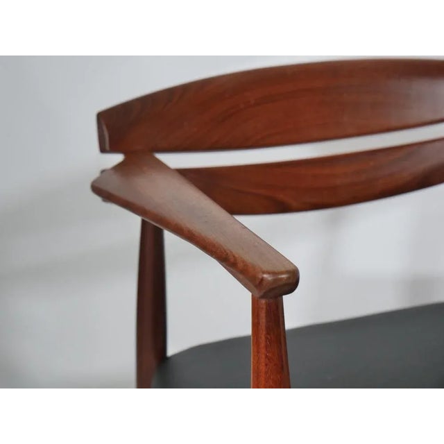 Danish Armrests Chair by John Sylvester & Jörgen Matz for Na Jörgensens Furnic Factory, 1960s For Sale - Image 12 of 13