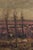 Framed Oil on Canvas Painting Wwi No Mans Land - Signed For Sale - Image 9 of 12