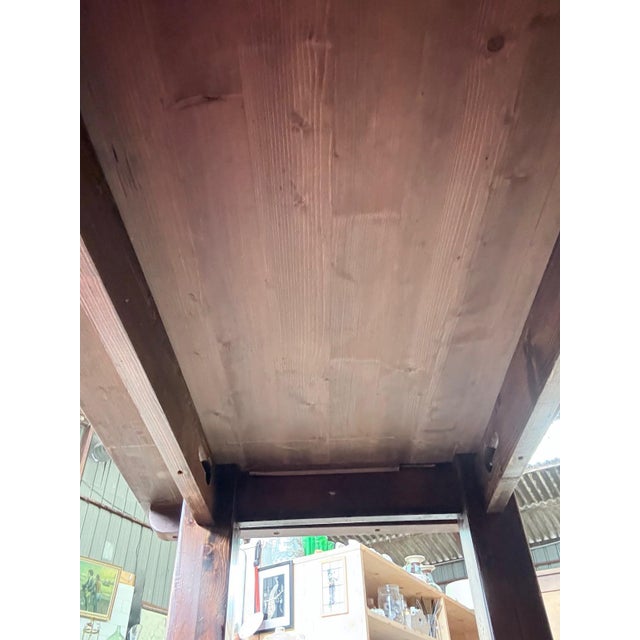 Brutalist Vintage Brutalist Mountain Table in Wood, 1950s-1960s For Sale - Image 3 of 12