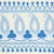 Boho Chic Sample - Schumacher Paisley Embroidered Tape in Blues For Sale - Image 3 of 5