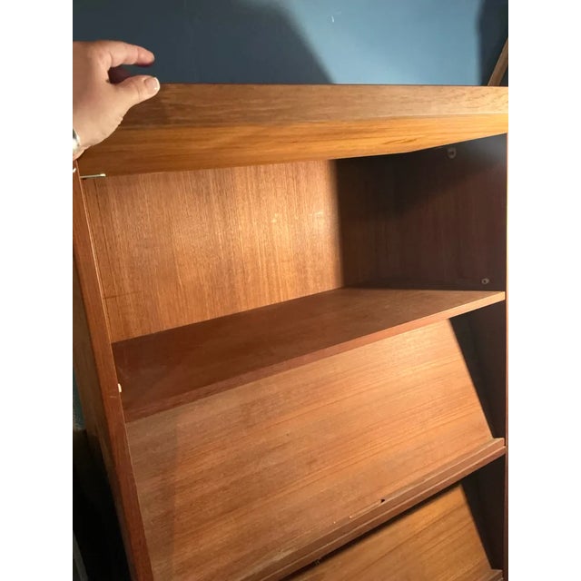 Hans Wegner Teak Bookcase, 1960s Danish Mid-Century Modern For Sale - Image 12 of 13