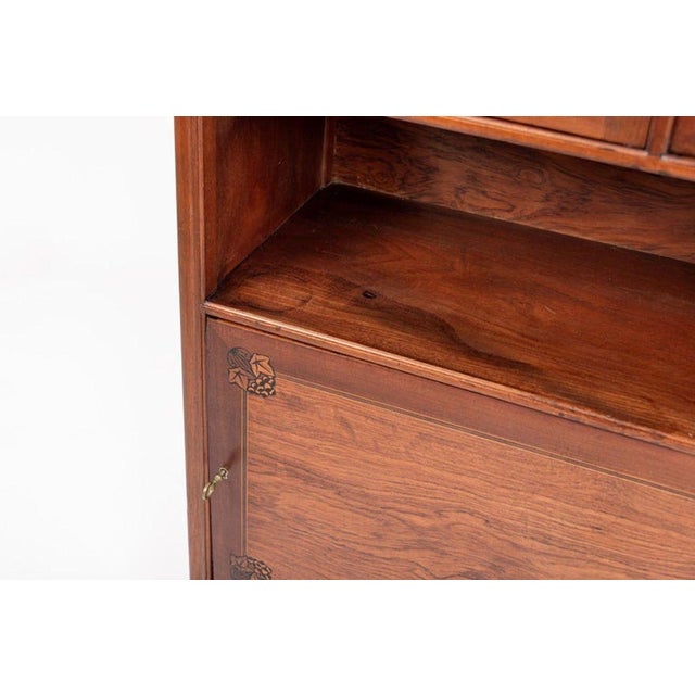 Antique Art Nouveau Inlaid Wooden Cabinet by Majorelle, France, Signed For Sale - Image 9 of 16