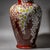 Large Red Vase with Floral Decoration from Zsolnay Ceramics, Hungary, Early 20th Century For Sale - Image 12 of 16