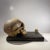 Patinated Plaster It Is Appointed for Men to Die Once Vanitas Curiosity Object, 1900 For Sale - Image 14 of 18