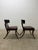 Michael Taylor Michael Taylor Bronzed Klismos Garden Chairs With Leather Cushions, 1990s For Sale - Image 4 of 18