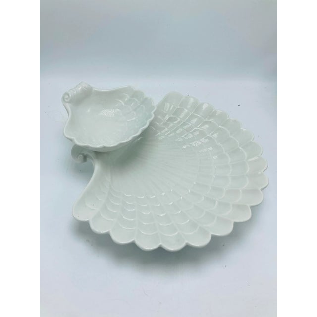 Lovely serving piece, ceramic Italian. This is both beautiful and useful!
