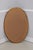 Oval Gold Framed Beveled Glass Wall Mirror For Sale - Image 11 of 11