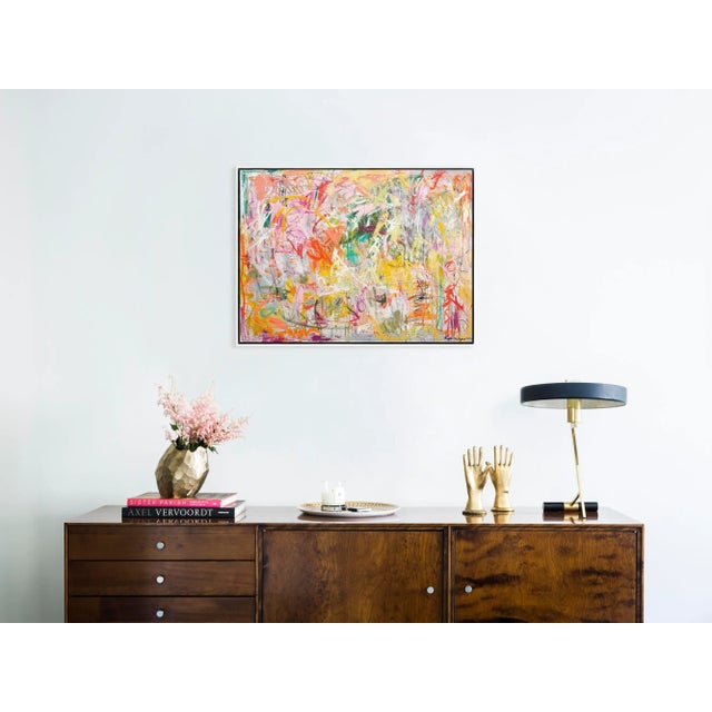 Contemporary Back to Life by Lesley Grainger in White Frame, XS For Sale - Image 3 of 4