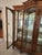 1960's Italian Carved Wood Display Cabinet For Sale - Image 10 of 12