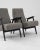 This pair of 1960s Czech armchairs provide the perfect nook in which to watch the world go by. The seat, generously...