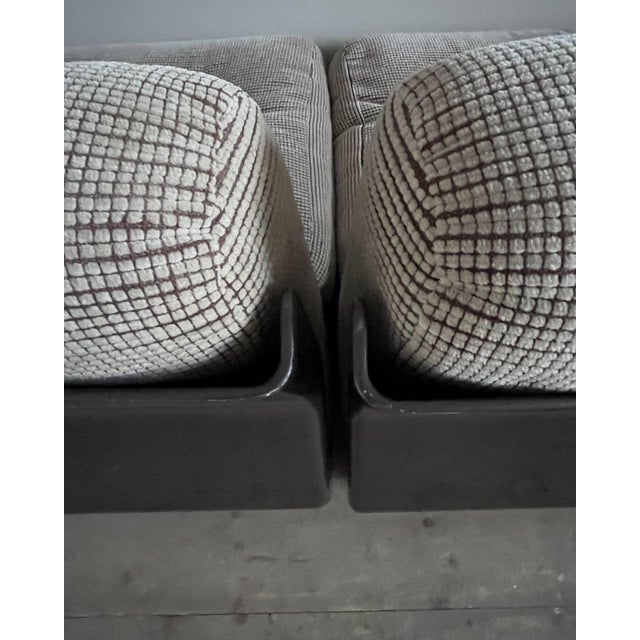 Brown Modular Sofa by Mario Bellini for B&B Italia, 1974, Set of 2 For Sale - Image 8 of 18