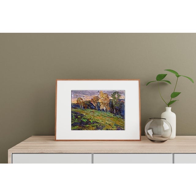 Rustic Oil Painting Autumn Is Cold Kalenyuk Alex For Sale - Image 3 of 13