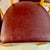 Burgundy 1940s Vintage Art Deco Italian Honey Stained Maple Back Slat Dining Chairs - Set of 6, After Gio Ponti For Sale - Image 8 of 13