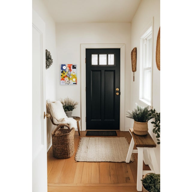 Orange The Stretch - Abstract Modern Figurative Mixed Media Original Artwork by Soren Grau For Sale - Image 8 of 9