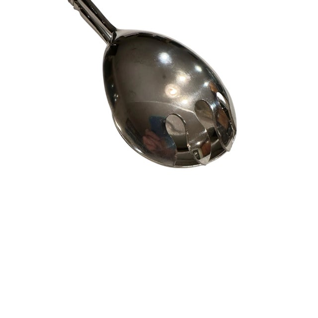 Mid 20th Century Mid 20th Century Italian Silver Plate Serving Tongs For Sale - Image 5 of 7